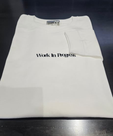 Work In Progress | L/S TEE | WHITE