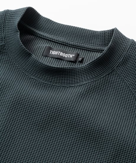 TIGHTBOOTH | TBPR / WAFFLE CREW KNIT | Forest