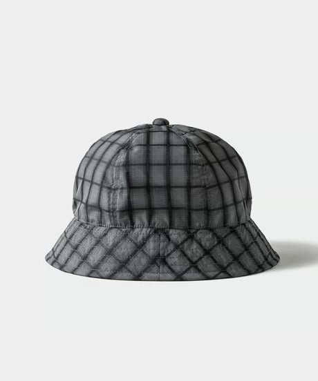TIGHTBOOTH | EMBOSS PLAID HAT | GREY