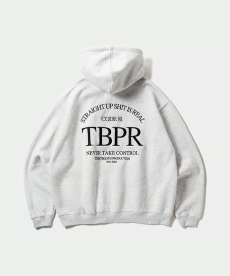 TIGHTBOOTH | STRAIGHT UP HOODIE | ASH