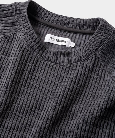 TIGHTBOOTH | MYSTERY GAUGE CREW KNIT | YELLOW