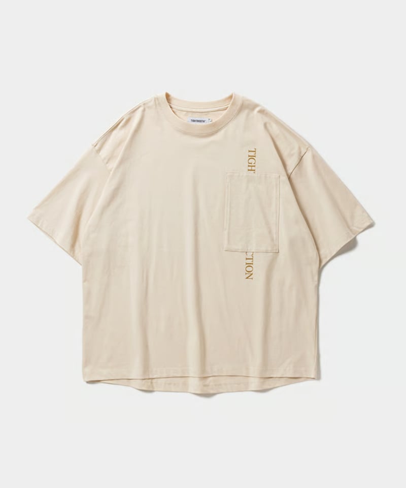 TIGHTBOOTH | STRAIGHT UP S/S T-SHIRT | Cream |