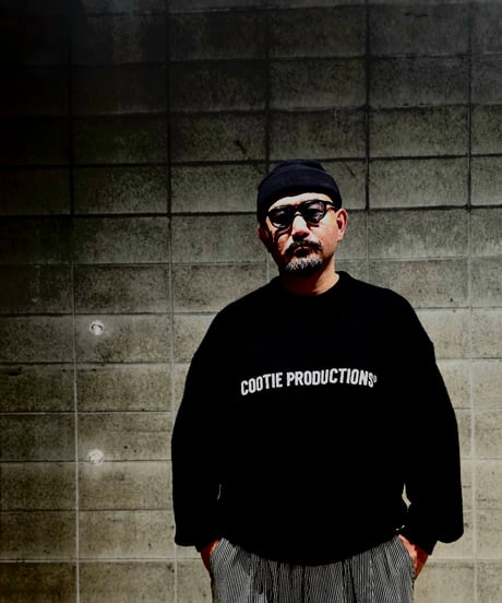 COOTIE | N/C Boucle Knit Crew | Black