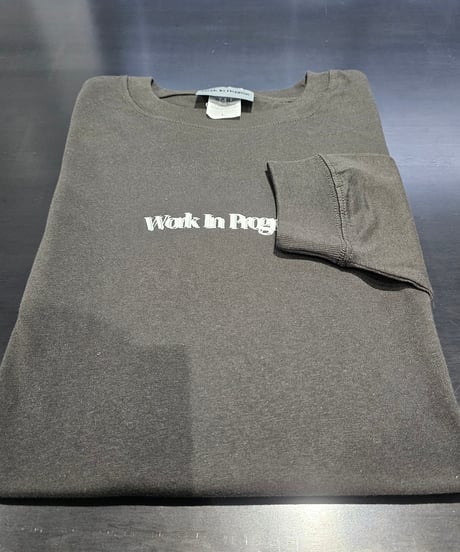 Work In Progress | L/S TEE | CHARCOAL