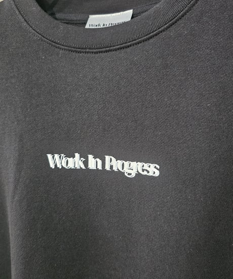 Work In Progress | CrewNeck Sweat | BLACK