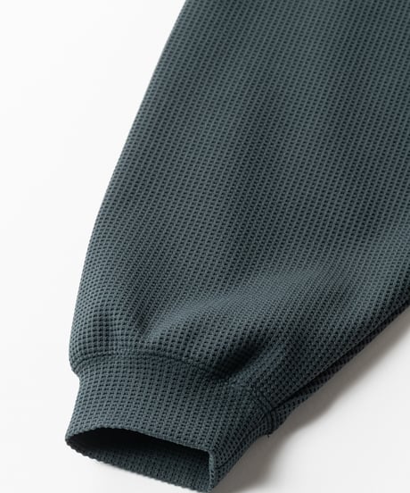 TIGHTBOOTH | TBPR / WAFFLE CREW KNIT | Forest
