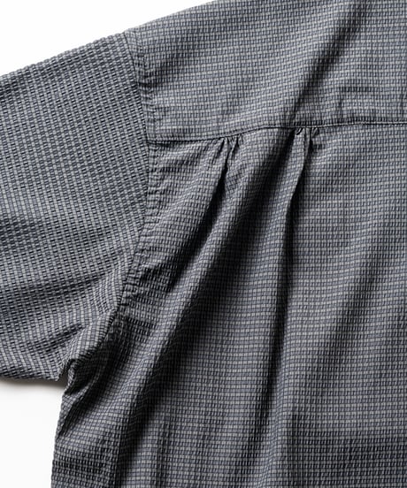 TIGHTBOOTH | TBPR / SEERSUCKER ROLL UP SHIRT | Gray