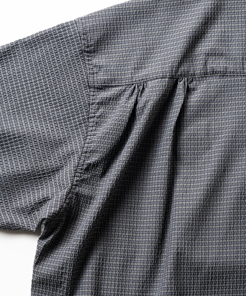 TIGHTBOOTH | TBPR / SEERSUCKER ROLL UP SHIRT |