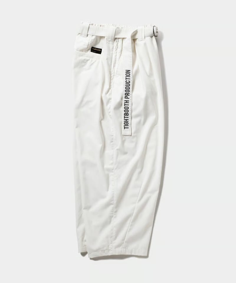 TIGHTBOOTH Baggy Slacks White Mサイズ TIGHTBOOTH | BAGGY SLACKS | WHITE | Work In Pro
