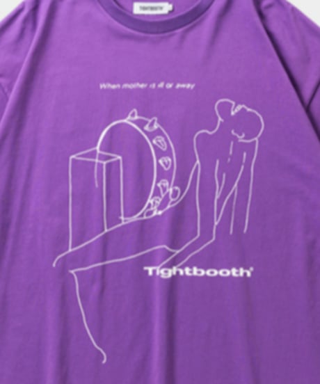 TIGHTBOOTH | TBPR / NEW GEAR S/S T-SHIRT | Purple