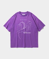 TIGHTBOOTH | TBPR / NEW GEAR S/S T-SHIRT | Purple