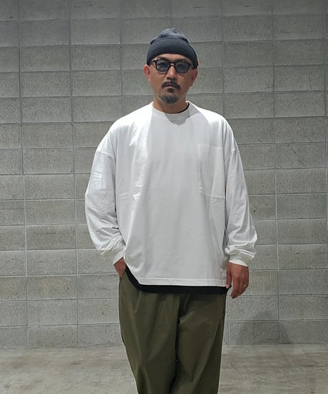 TIGHTBOOTH | TBPR / LABEL LOGO L/S T-SHIRT | Gray