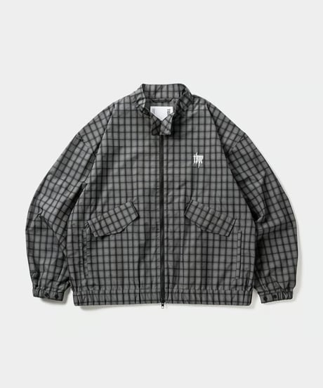 TIGHTBOOTH | PLAID LIGHT SWING TOP | BLACK
