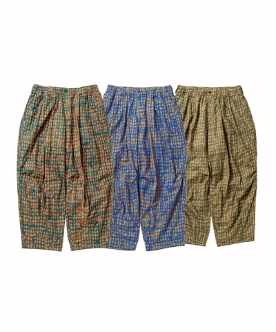 TIGHTBOOTH | BLEEDING LOGO BALLOON PANTS | Blue