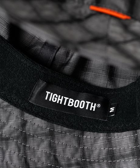 TIGHTBOOTH | EMBOSS PLAID HAT | GREY