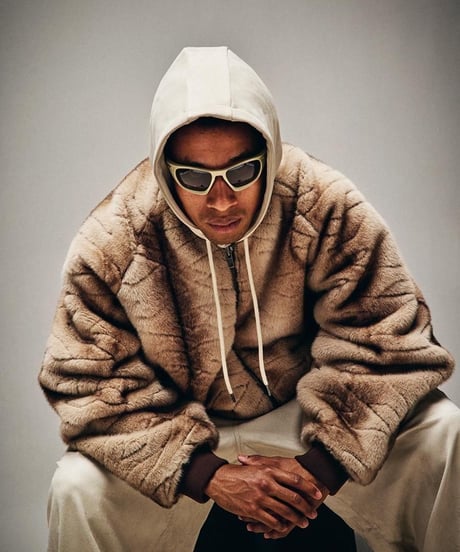 TIGHTBOOTH | T QUILT FUR MA-1 | BROWN
