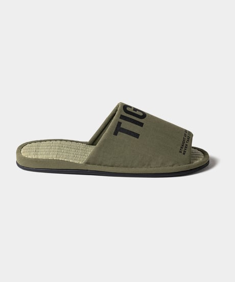 TIGHTBOOTH | BIG LABEL ROOM SANDAL | Olive