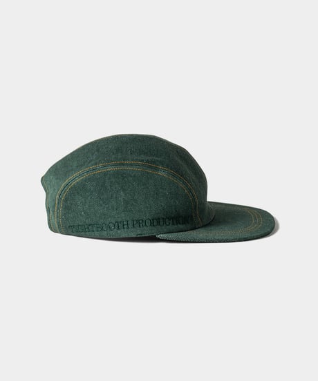 TIGHTBOOTH | TBPR / SIDE LOGO DENIM CAMP CAP | Dark Green