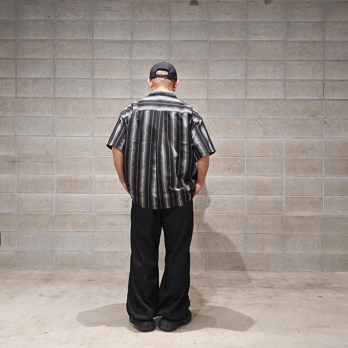 COOTIE | Dobby Chain Stripe S/S Cavana Shirt |