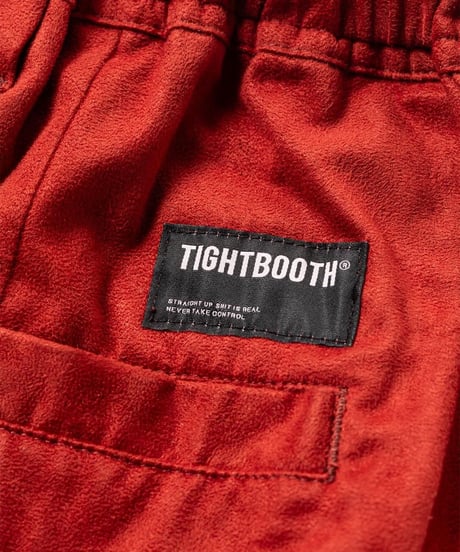 TIGHTBOOTH | SUEDE BAGGY PANTS | ORANGE
