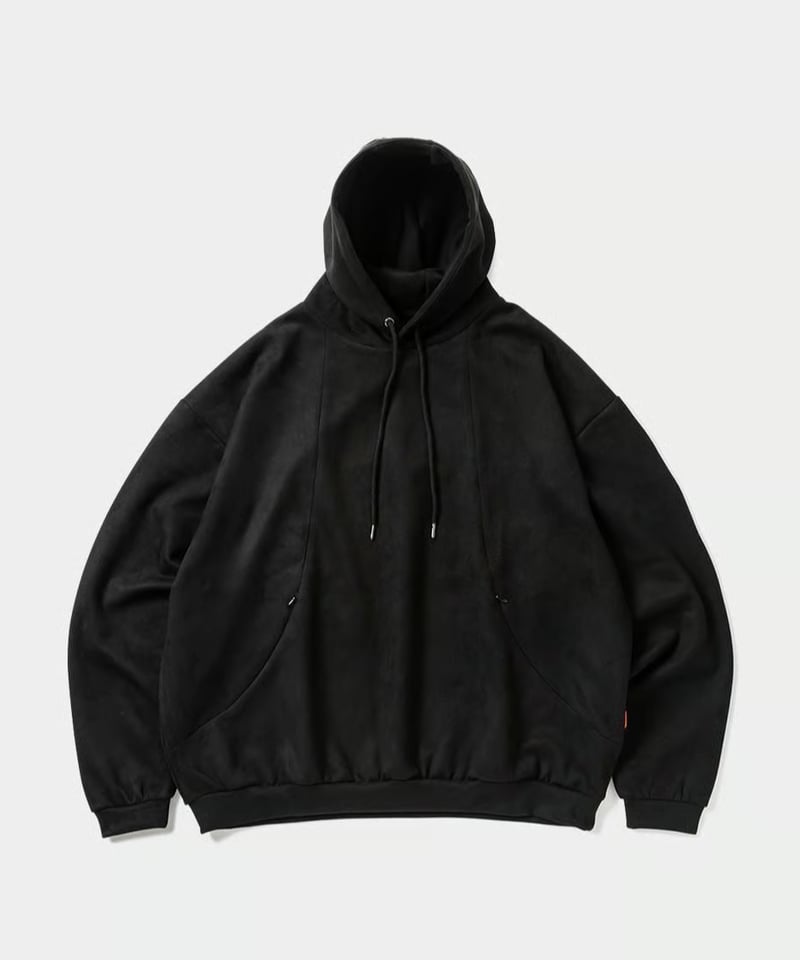 TIGHTBOOTH | SUEDE HOODIE | BLACK | Work In Pro