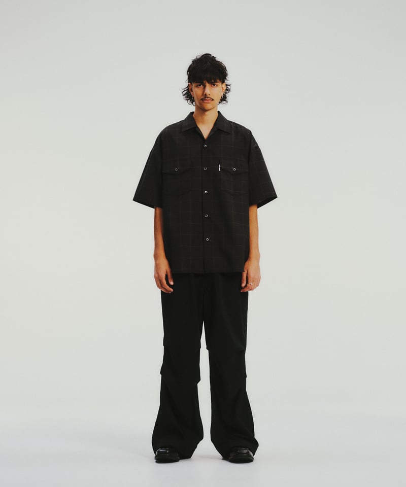 COOTIE | Ny/Wo Twill Utility Wide Easy Trousers