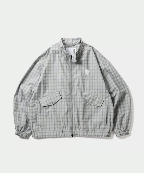 TIGHTBOOTH | PLAID LIGHT SWING TOP | GREY