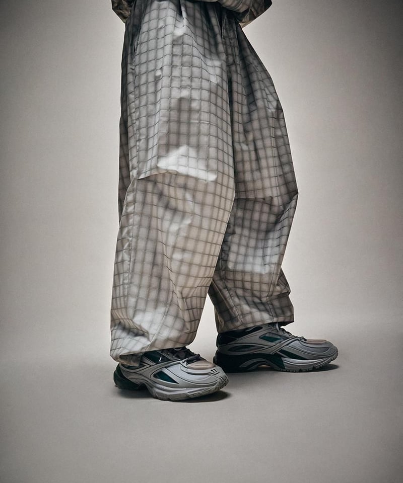 TIGHTBOOTH PANTS /TBPR グレー Lサイズ TIGHTBOOTH | PLAID LIGHT BALLOON PANTS | GREY |