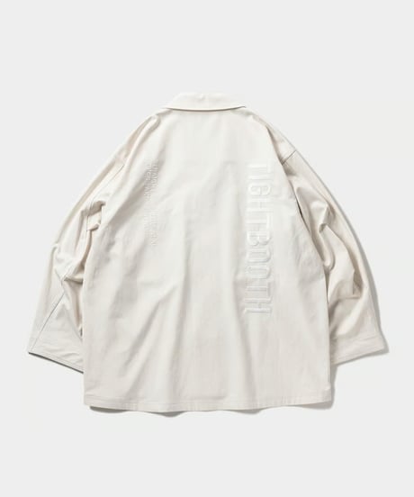 TIGHTBOOTH | LABEL LOGO BDU SHIRT | IVORY