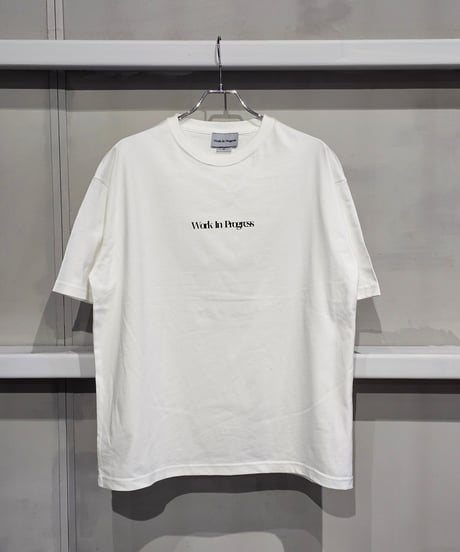 Work In Progress | S/S Logo TEE | White
