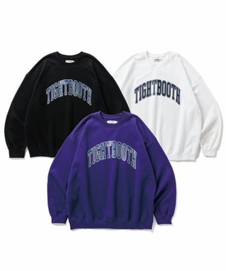 𝐓𝐈𝐆𝐇𝐓𝐁𝐎𝐎𝐓𝐇 | COLLEGE CREW SWEAT | White