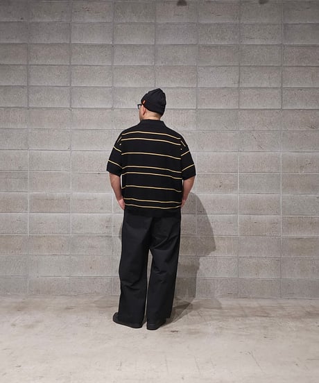 TIGHTBOOTH | TBPR / BORDER KNIT POLO | Brick