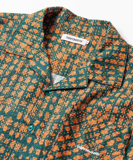 TIGHTBOOTH | BLEEDING LOGO ALOHA | Green x Orange