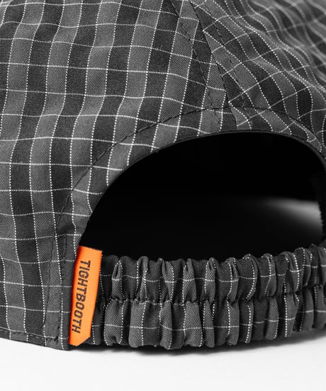 TIGHTBOOTH | TBPR / RIPPLE PLAID 6 PANEL | Black