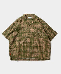 TIGHTBOOTH | BLEEDING LOGO ALOHA | Olive x Beige