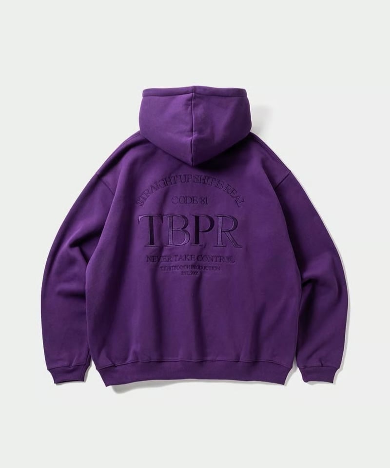 TIGHTBOOTH | STRAIGHT UP HOODIE | PURPLE | Work