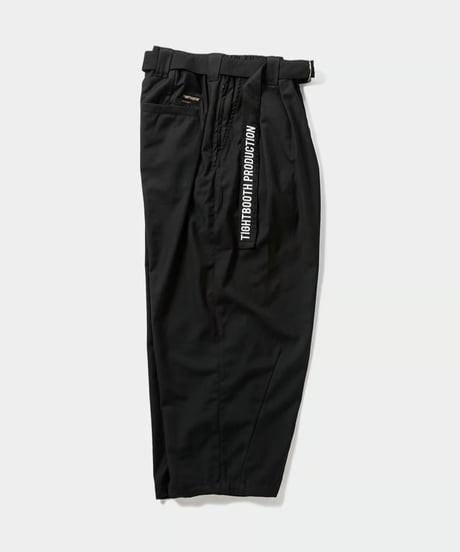TIGHTBOOTH | BAGGY SLACKS | BLACK