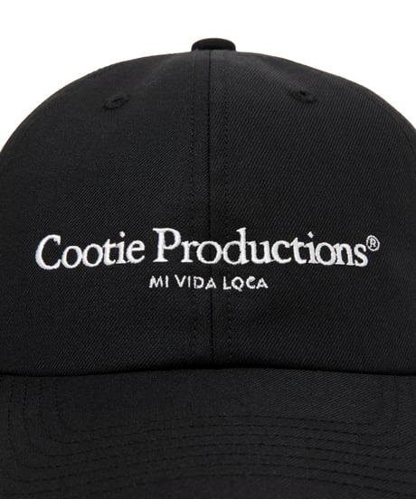 COOTIE | T/W Twill 6 Panel Cap | Black