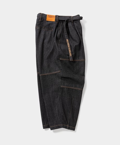 TIGHTBOOTH | DENIM BALLOON PANTS | Black