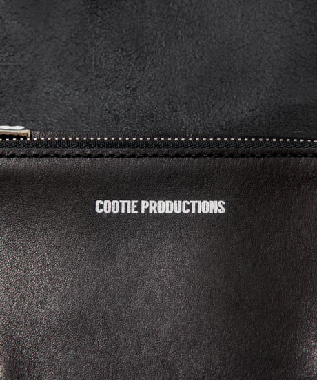 COOTIE | Leather Trucker Wallet | Black