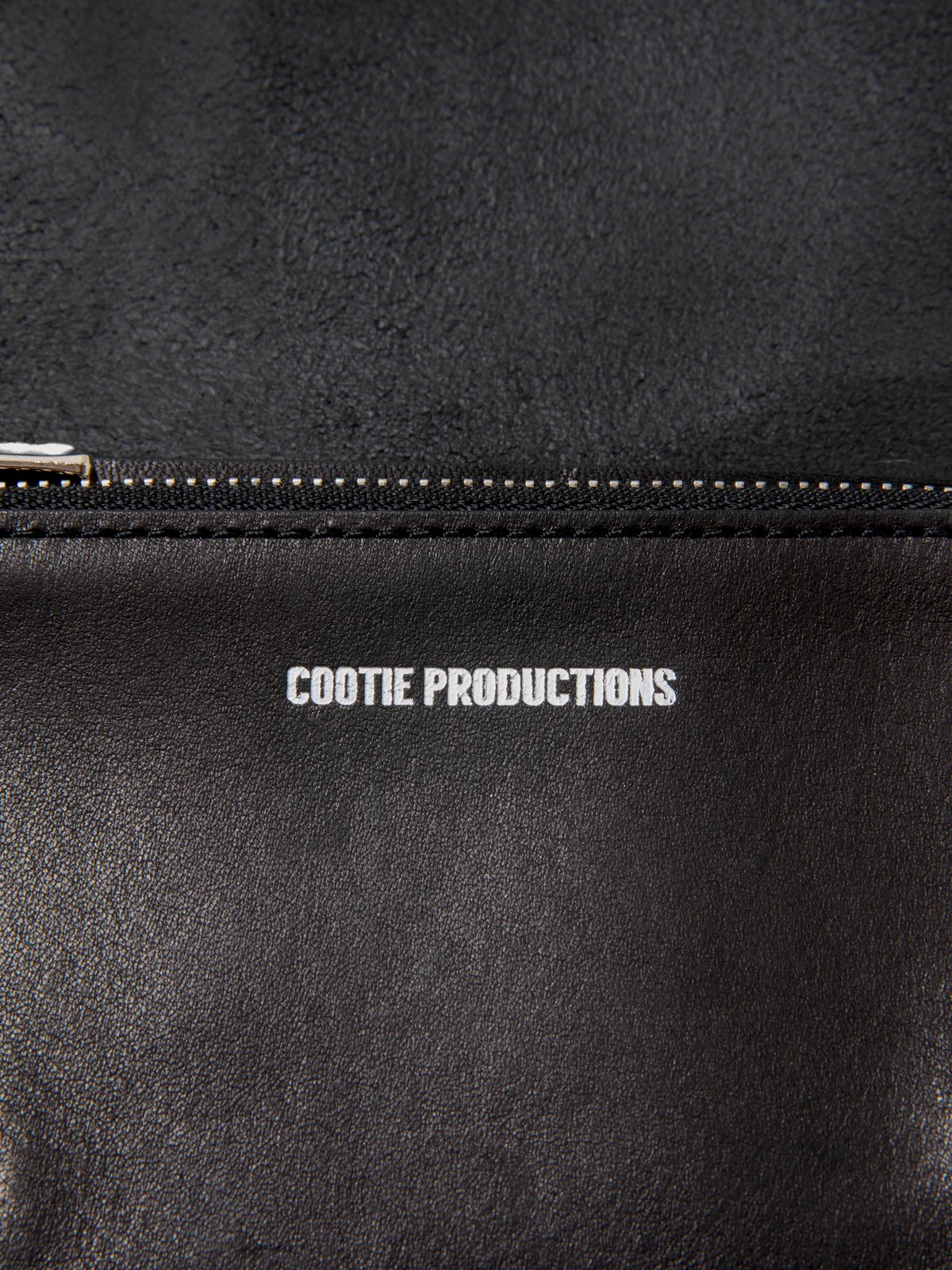 COOTIE | Leather Trucker Wallet | Black | Work