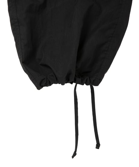 𝐂𝐎𝐎𝐓𝐈𝐄 | N/C Twill Utility Wide Easy Trousers | Black