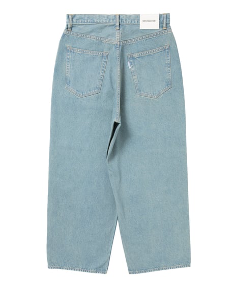 𝐂𝐎𝐎𝐓𝐈𝐄 | 12.5oz Denim 5 Pocket Extra Baggy Pants | Indigo Fade OD