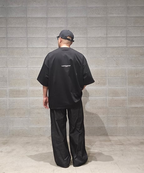 COOTIE | Spanish Pima Boxy S/S Tee | Black