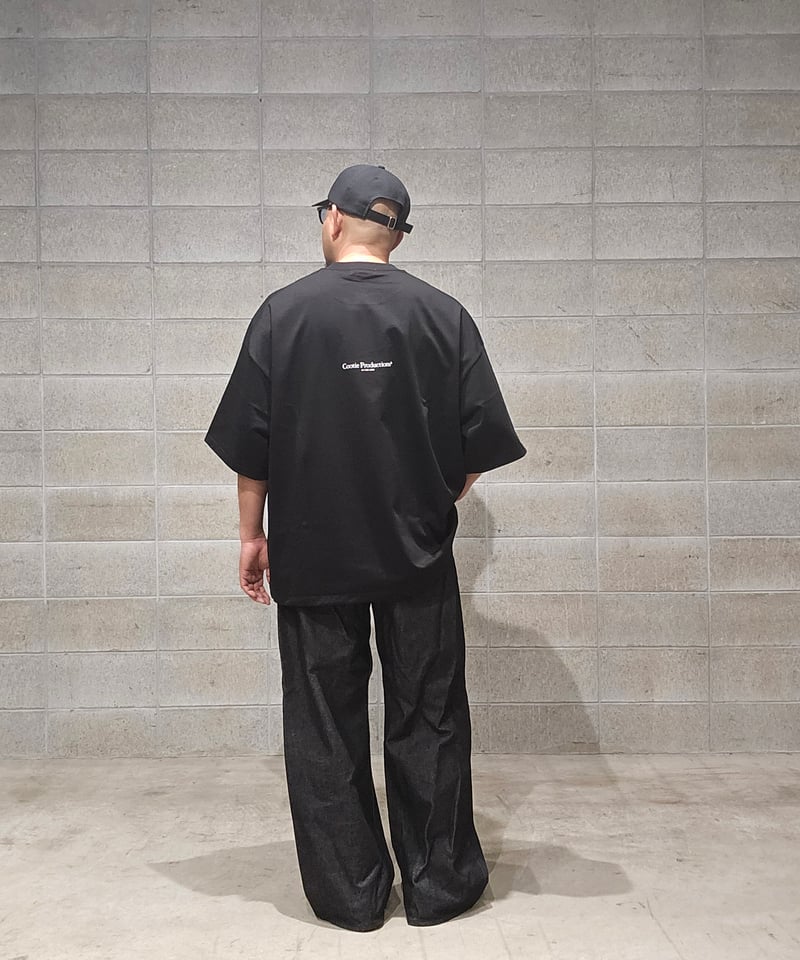 COOTIE | Spanish Pima Boxy S/S Tee | Black | Wo