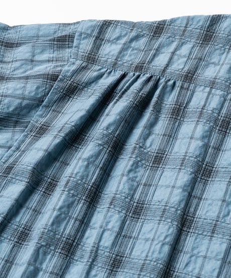 TIGHTBOOTH | TBPR / PLAID S/S SHIRT | Sax