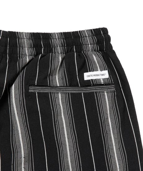 COOTIE | Dobby Chain Stripe Easy Shorts | Black