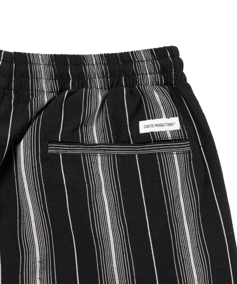 COOTIE | Dobby Chain Stripe Easy Shorts | Black