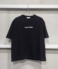 Work In Progress | S/S Logo TEE | Black