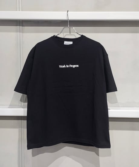 Work In Progress | S/S Logo TEE | Black